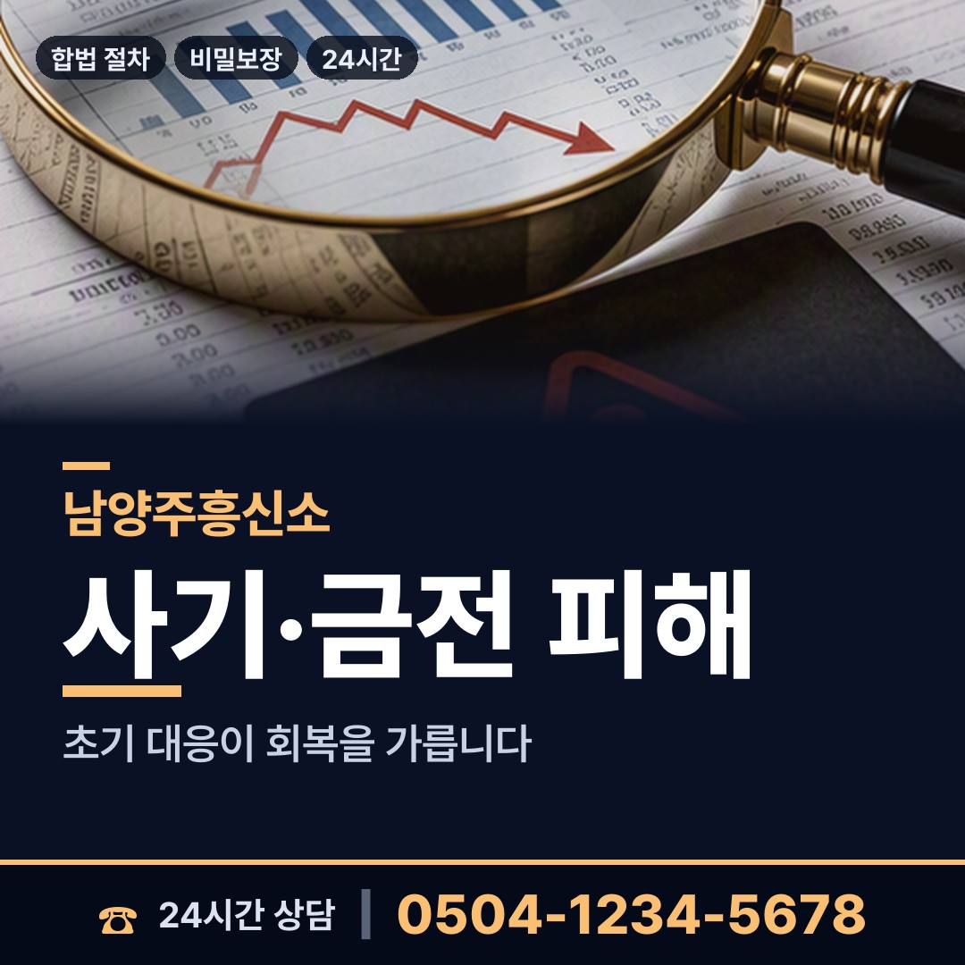 남양주 화도읍동부출장소 탐문조사 상담 안내